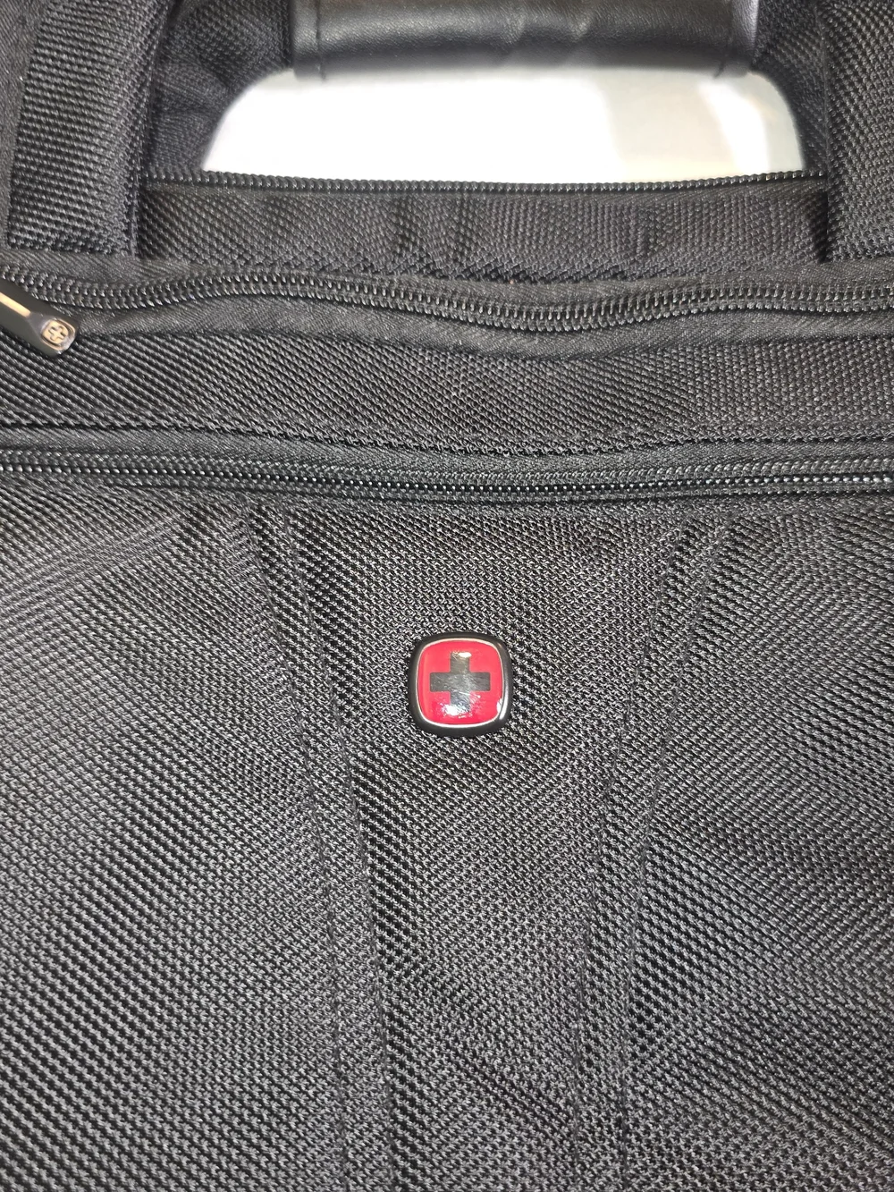 Wenger SwissGear Black Ballistic Nylon Laptop Briefcase with Travel Sleeve